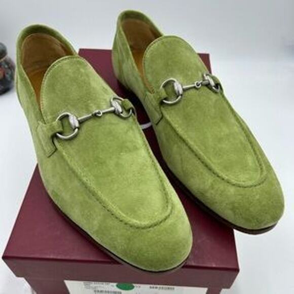 Men's Gucci, jordaan horse bit loafers size 11 fits 12 US made in Italy - Picture 1 of 13